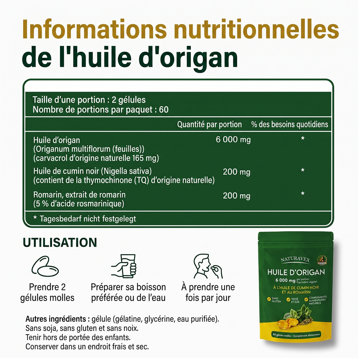 Huile d'origan Naturavex